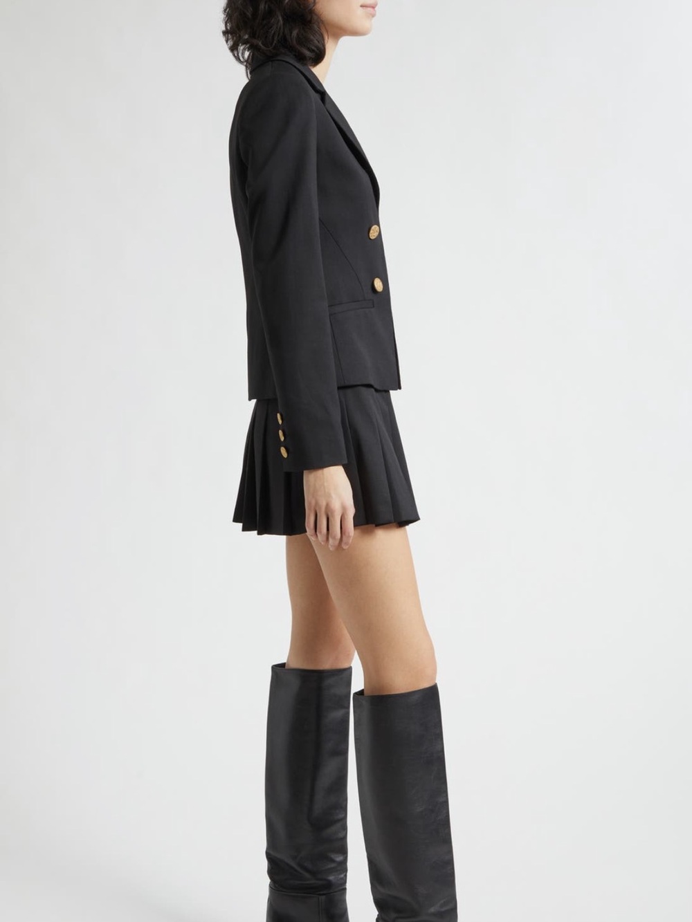Alice & Olivia Mya Pleated Blazer Dress NWT - Picture 3 of 10